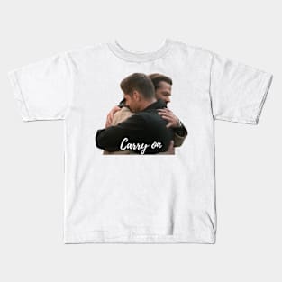 carry on sam and dean last hug scene in heaven supernatural finale Kids T-Shirt